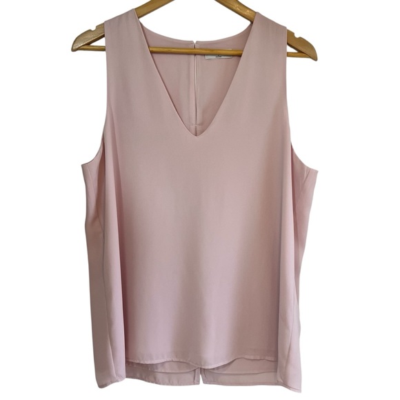 Babaton Tops - Babaton sleeveless Maddox blouse light pink with cut outs L excellent condition
